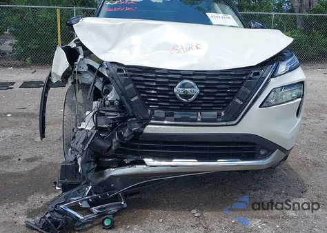 2021 Nissan Rogue Platinum Intelligent Awd из США, поврежденный, VIN JN8AT3DD5MW321758